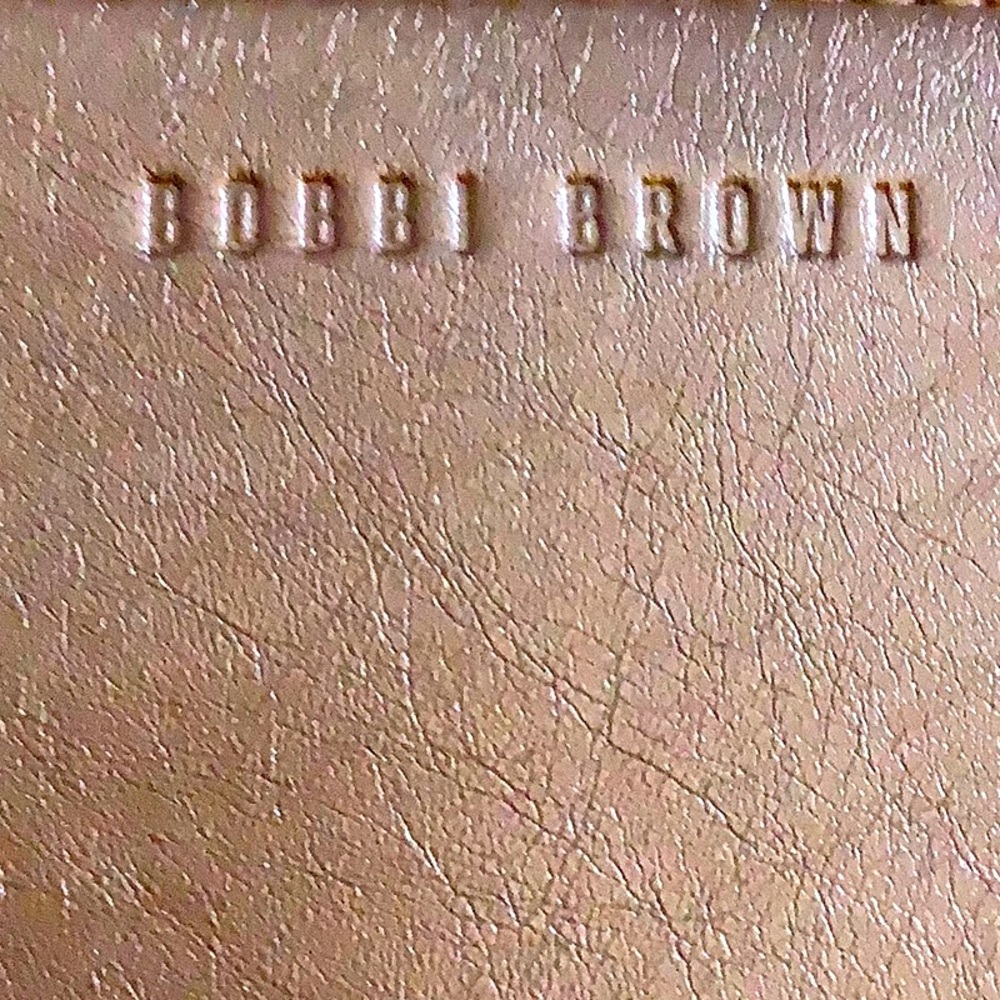 NWOT Bobbi Brown Rose Gold Make Up Bag